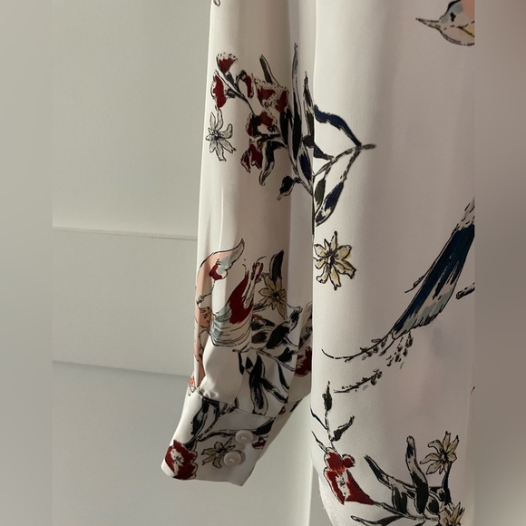 H&M bird pattern blouse - Picture 4 of 6